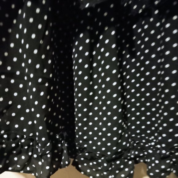 Ruffle Polka Dot Dress - Picture 2 of 6